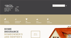 Desktop Screenshot of judgefiteinsurance.com