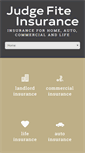 Mobile Screenshot of judgefiteinsurance.com